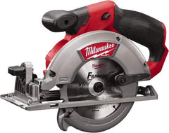 Milwaukee Tool - 12 Volt, 5-3/8" Blade, Cordless Circular Saw - 3,600 RPM, Lithium-Ion Batteries Not Included - Apex Tool & Supply