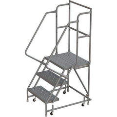 TRI-ARC - Rolling & Wall Mounted Ladders & Platforms Type: Rolling Warehouse Ladder Style: Rolling Platform Ladder - Apex Tool & Supply