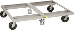 Little Giant - 3,600 Lb Capacity Steel Pallet Dolly - 48" Long x 40" Wide x 9" High, 6" Phenolic Wheels - Apex Tool & Supply