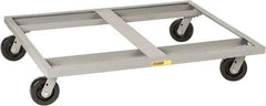 Little Giant - 3,600 Lb Capacity Steel Pallet Dolly - 48" Long x 40" Wide x 9" High, 6" Phenolic Wheels - Apex Tool & Supply