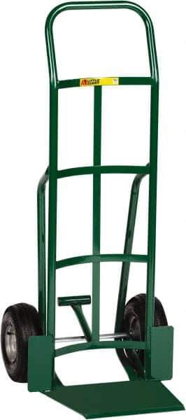 Little Giant - 800 Lb Capacity 47" OAH Hand Truck - 13-1/2 x 16" Base Plate, Continuous Handle, Steel, Pneumatic Wheels - Apex Tool & Supply