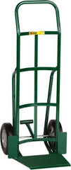 Little Giant - 800 Lb Capacity 47" OAH Hand Truck - 13-1/2 x 16" Base Plate, Continuous Handle, Steel, Solid Rubber Wheels - Apex Tool & Supply