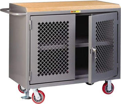 Little Giant - Mobile Service Workbench - Steel, Gray, 48" Long x 24" Deep x 41" High - Apex Tool & Supply