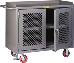 Little Giant - Mobile Service Workbench - Steel, Gray, 48" Long x 24" Deep x 41" High - Apex Tool & Supply