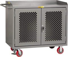 Little Giant - Mobile Service Workbench - Steel, Gray, 48" Long x 24" Deep x 41" High - Apex Tool & Supply