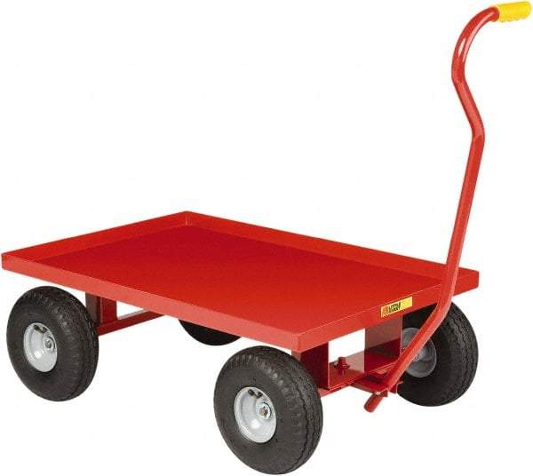 Little Giant - 1,200 Lb Capacity Steel Wagon Truck - Steel Deck, 24" OAW - Apex Tool & Supply