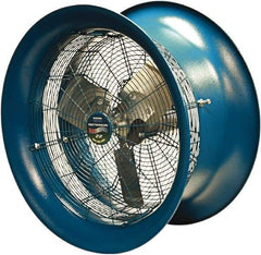 Patterson Fan - 22" Blade, 1/2 hp, 5,570 CFM, Industrial Circulation Fan - Suspension, 208-230/460 Volts, 1 Speed - Apex Tool & Supply