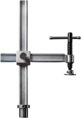 Bessey - 1,200 Lb Holding Capacity, 12" Max Opening Capacity, 1,200 Lb Clamping Pressure, Manual Hold Down Clamp - 10" Arm Length, 10-5/8" Clamp Length, 2-19/32" Clamp Width, 15-3/4" Clamp Height, 28mm Stud Mount, Steel - Apex Tool & Supply