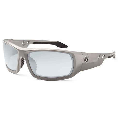 Odin In/Outdoor Lens Matte Gray Safety Glasses - Apex Tool & Supply