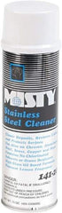 Misty - 15 fl oz Liquid Stainless Steel Cleaner & Polish - Lemon Scented, Aerosol Container - Apex Tool & Supply