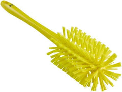 Vikan - 3-1/2" Diam Polyester Bottle Brush - 17" OAL, 6-1/4" Head Length, Polypropylene Handle - Apex Tool & Supply