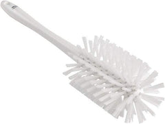 Vikan - 3-1/2" Diam Polyester Bottle Brush - 17" OAL, 6-1/4" Head Length, Polypropylene Handle - Apex Tool & Supply
