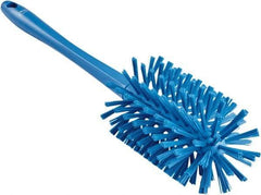 Vikan - 3-1/2" Diam Polyester Bottle Brush - 17" OAL, 6-1/4" Head Length, Polypropylene Handle - Apex Tool & Supply