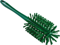 Vikan - 3-1/2" Diam Polyester Bottle Brush - 17" OAL, 6-1/4" Head Length, Polypropylene Handle - Apex Tool & Supply