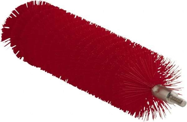 Vikan - 1.6" Diam Polyester Tube Brush - 8" OAL, Stainless Steel Handle - Apex Tool & Supply