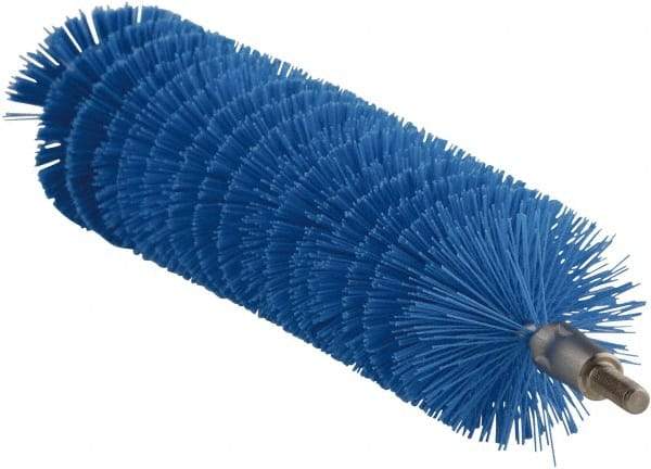 Vikan - 1.6" Diam Polyester Tube Brush - 8" OAL, Stainless Steel Handle - Apex Tool & Supply