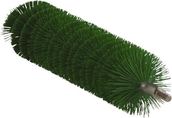 Vikan - 1.6" Diam Polyester Tube Brush - 8" OAL, Stainless Steel Handle - Apex Tool & Supply