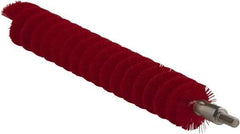 Vikan - 0.8" Diam Polyester Tube Brush - 7-1/2" OAL, 7" Head Length, Stainless Steel Handle - Apex Tool & Supply