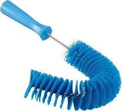 Vikan - 2-1/4" Diam Polyester Hook Brush - 15-1/2" OAL, 6-1/2" Head Length, Polypropylene Handle - Apex Tool & Supply