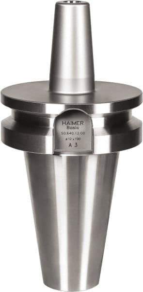 HAIMER - 25mm Hole Diam, BT50 Taper Shank Shrink Fit Tool Holder & Adapter - 3" Projection, 44mm Nose Diam, 58mm Clamping Depth, 25,000 RPM - Exact Industrial Supply