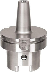 HAIMER - 3/8" Hole Diam, HSK100A Taper Shank Shrink Fit Tool Holder & Adapter - 3" Projection, 24mm Nose Diam, 42mm Clamping Depth, 25,000 RPM - Exact Industrial Supply