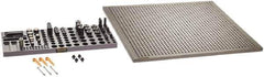 Renishaw - M8, CMM Magnetic & Clamping Kit - Use with CMM Fixtures, Includes 47Pc. Component Set, 600x600mm Plate - Apex Tool & Supply