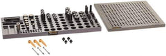 Renishaw - M8, CMM Magnetic & Clamping Kit - Use with CMM Fixtures, Includes 47Pc. Component Set, 300x300mm Plate - Apex Tool & Supply