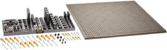 Renishaw - M6, CMM Clamping Kit - Use with CMM Fixtures, Includes 110Pc. Component Set, 600x600mm Plate - Apex Tool & Supply