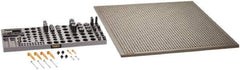 Renishaw - M6, CMM Clamping Kit - Use with CMM Fixtures, Includes 44Pc. Component Set, 600x600mm Plate - Apex Tool & Supply