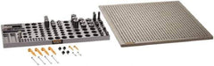 Renishaw - M6, CMM Clamping Kit - Use with CMM Fixtures, Includes 44Pc. Component Set, 450x450mm Plate - Apex Tool & Supply