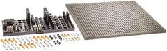 Renishaw - M8, CMM Clamping Kit - Use with CMM Fixtures, Includes 110Pc. Component Set, 600x600mm Plate - Apex Tool & Supply