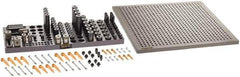 Renishaw - M8, CMM Clamping Kit - Use with CMM Fixtures, Includes 110Pc. Component Set, 450x450mm Plate - Apex Tool & Supply