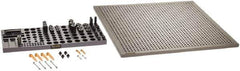 Renishaw - M8, CMM Clamping Kit - Use with CMM Fixtures, Includes 43Pc. Component Set, 600x600mm Plate - Apex Tool & Supply