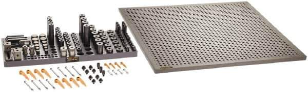 Renishaw - M8, CMM Magnetic & Clamping Kit - Use with CMM Fixtures, Includes 114Pc. Component Set, 600x600mm Plate - Apex Tool & Supply