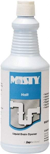 Misty - 32 oz Liquid Drain Cleaner - Unscented, Bottle - Apex Tool & Supply