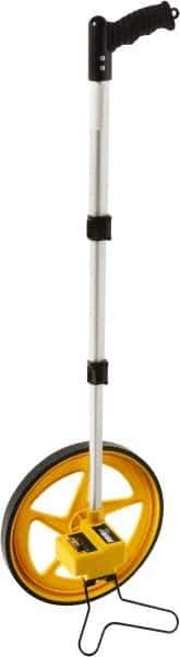 Johnson Level & Tool - 10,000m Counter Limit, 3-1/2' OAL, Measuring Wheel - Measures in Meters/cm - Apex Tool & Supply