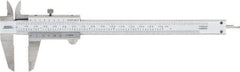 SPI - 0 to 150mm Stainless Steel Vernier Caliper - 0.02mm Graduation, 1.57" Jaw Depth, 0.001" Accuracy, Includes NIST Traceability Certificate - Apex Tool & Supply