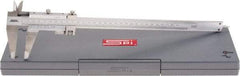 SPI - 0 to 280mm Stainless Steel Vernier Caliper - 0.02mm Graduation, 2-1/2" Jaw Depth, 0.0015" Accuracy, Includes NIST Traceability Certificate - Apex Tool & Supply