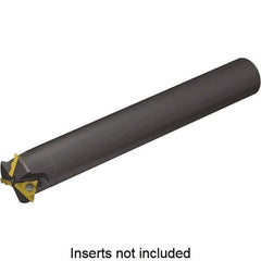 Kennametal - 1.22" Cut Diam, 4.73" Max Depth of Cut, 1" Shank Diam, Indexable Thread Mill - Insert Style KTM11, 11mm Insert Size, 4 Inserts, Toolholder Style KTMD, 7.7" OAL - Apex Tool & Supply