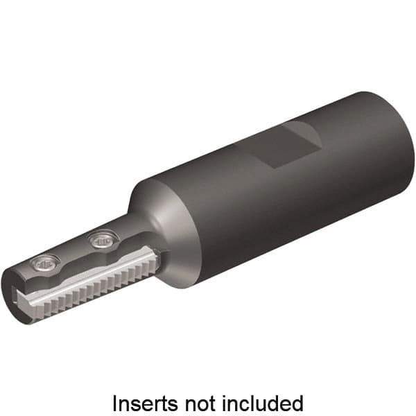 Kennametal - 0.45" Cut Diam, 1.02" Max Depth of Cut, 3/4" Shank Diam, Indexable Thread Mill - Insert Style TMT24, 24mm Insert Size, 1 Insert, Toolholder Style TMT24, 3.23" OAL - Apex Tool & Supply