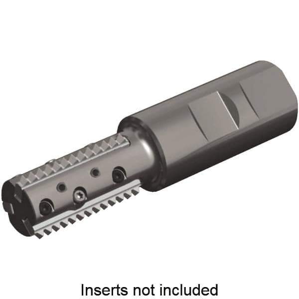 Kennametal - 1.18" Cut Diam, 2.15" Max Depth of Cut, 1-1/4" Shank Diam, Indexable Thread Mill - Insert Style TM40, 40mm Insert Size, 4 Inserts, Toolholder Style TM40, 4.55" OAL - Apex Tool & Supply
