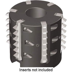 Kennametal - 58mm Cut Diam, 50mm Max Hole Depth, 27mm Arbor Hole Diam, Indexable Thread Mill - Insert Style TM41, 41mm Insert Size, 6 Inserts, Toolholder Style TMS41, 50mm OAL - Apex Tool & Supply