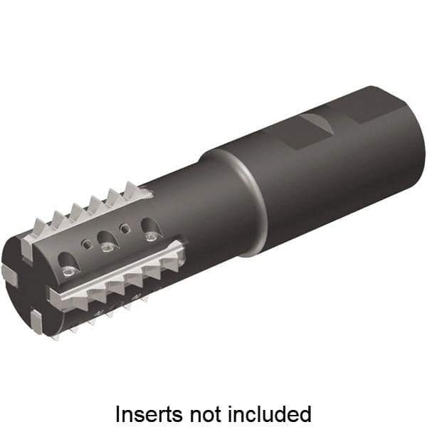Kennametal - 36mm Cut Diam, 43mm Max Hole Depth, 32mm Shank Diam, Indexable Thread Mill - Insert Style TM41, 41mm Insert Size, 5 Inserts, Toolholder Style TM41, 106mm OAL - Apex Tool & Supply