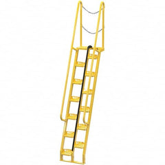 Vestil - 137-3/4" High 350 Lb Capacity 13 Step Alternating Tread Stair - Apex Tool & Supply