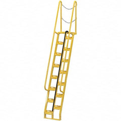 Vestil - 149-5/8" High 350 Lb Capacity 15 Step Alternating Tread Stair - Apex Tool & Supply