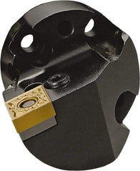 Kyocera - CN.M Insert Style, 41mm OAL, Replaceable Boring Bar Head - 1.9685" Shank Diam, 95° Lead Angle, Through Coolant, Series HA - Apex Tool & Supply