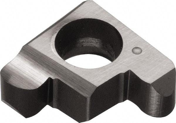 Kyocera - 200GE B Grade PR1025, 2mm Cutting Width Carbide Grooving Insert - 2.2mm Max Depth of Cut, Right Hand, 1mm Corner Radius, TiCN Finish - Apex Tool & Supply