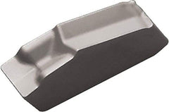 Kyocera - TK P PR930 Grade, 0.122" Cutting Width, Carbide Cutoff Insert - Neutral Lead Angle, 0.0098" Cnr Rad, TiCN Coated - Apex Tool & Supply