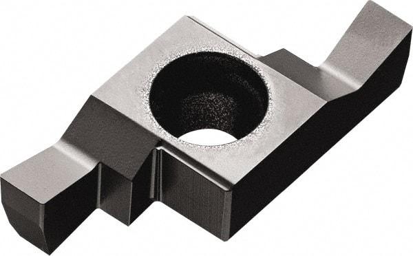 Kyocera - 200GE D Grade TN6020, 2mm Cutting Width Cermet Grooving Insert - 3.2mm Max Depth of Cut, Right Hand, 0.1mm Corner Radius, TiCN Finish - Apex Tool & Supply