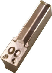 Kyocera - 30-03FMM Grade PR915, 3mm Cutting Width Carbide Grooving Insert - 0.3mm Corner Radius, TiAlN Finish - Apex Tool & Supply
